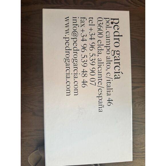 Pedro Garcia Wonda Crisscross Midi Sandals Size 8 Designer Luxe Slip-On Size 8 - Picture 4 of 6